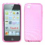 Wholesale Apple iPod touch 4 Gel Case (Pattern Pink)